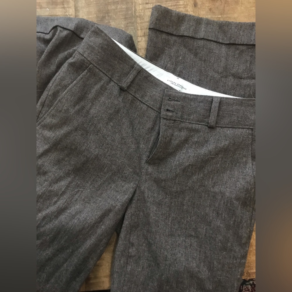 Banana republic martini fit brown work pants